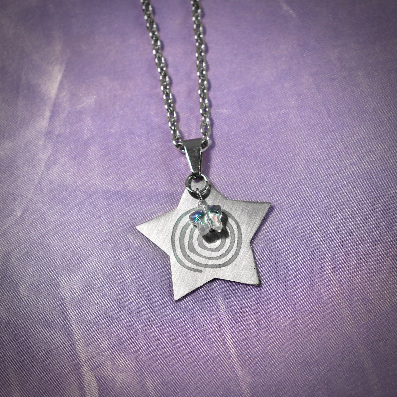 Spiral Star Necklace ☆