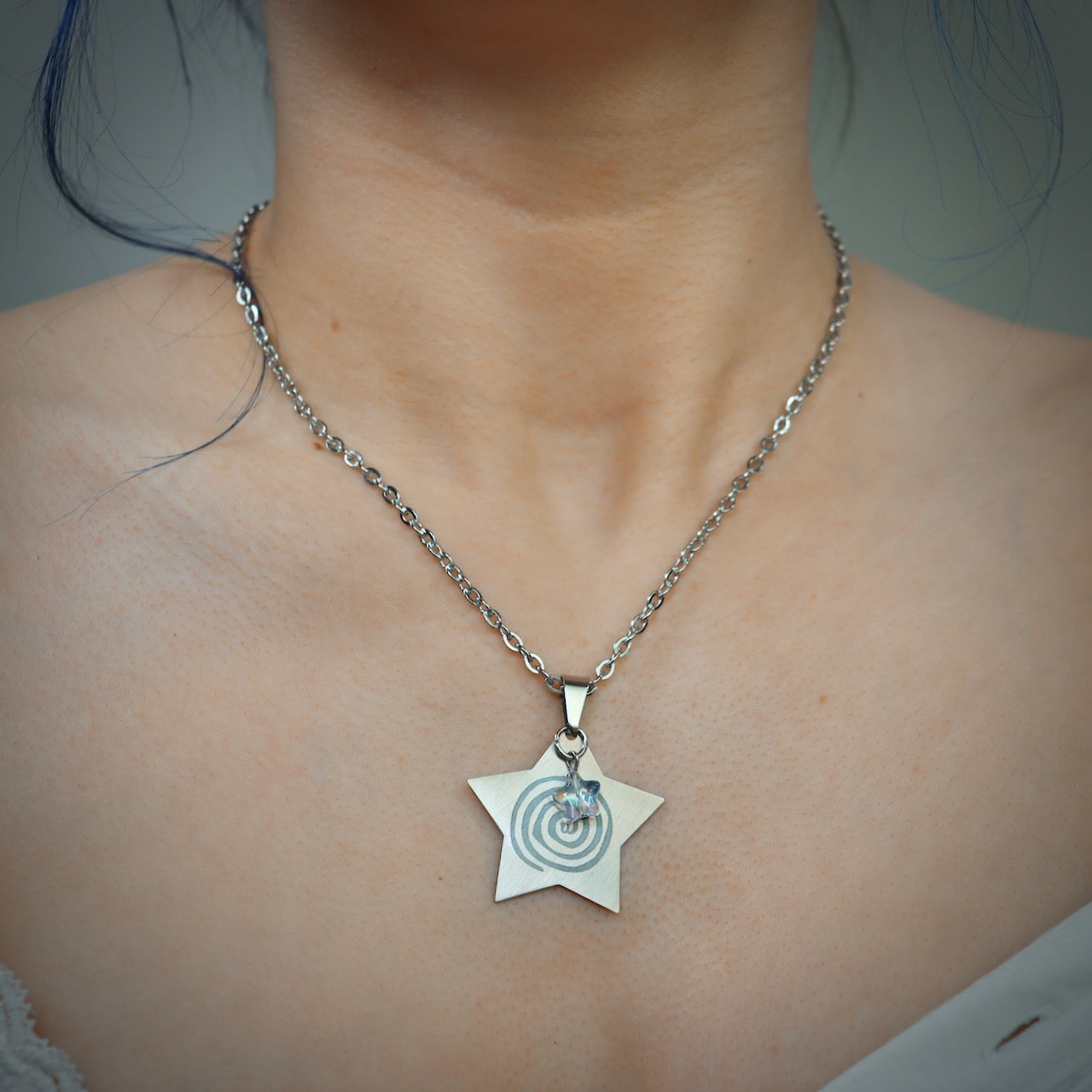 Spiral Star Necklace ☆