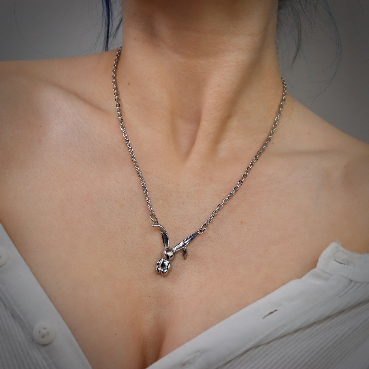 Spike Bunny Necklace ✧