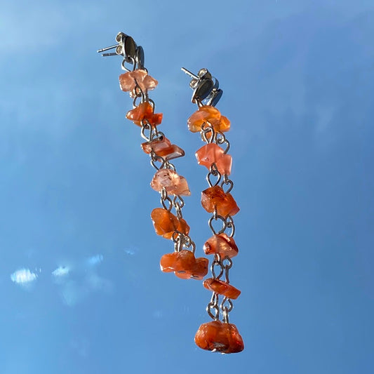 Crystal Dangle Studs