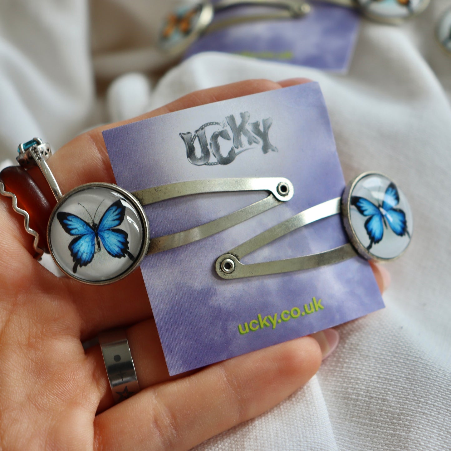 Butterfly Hair Clips