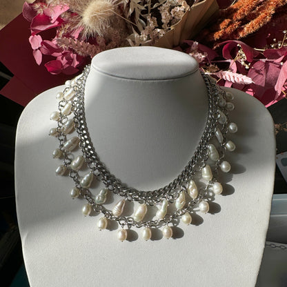 'Pearly Drops' Necklace