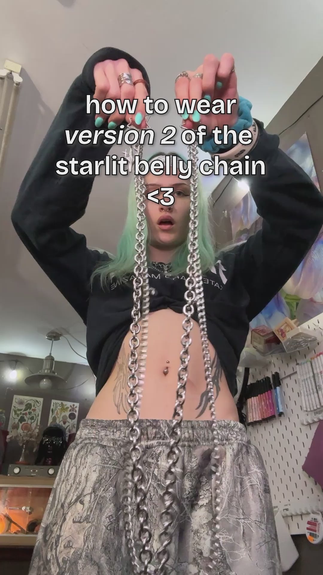 Starlit Belly Chain ☆