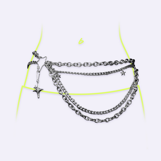 Starlit Belly Chain ☆