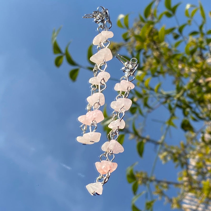 Crystal Dangle Studs