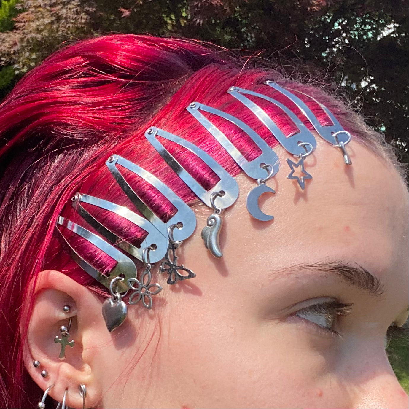 Lunar Hair Clips